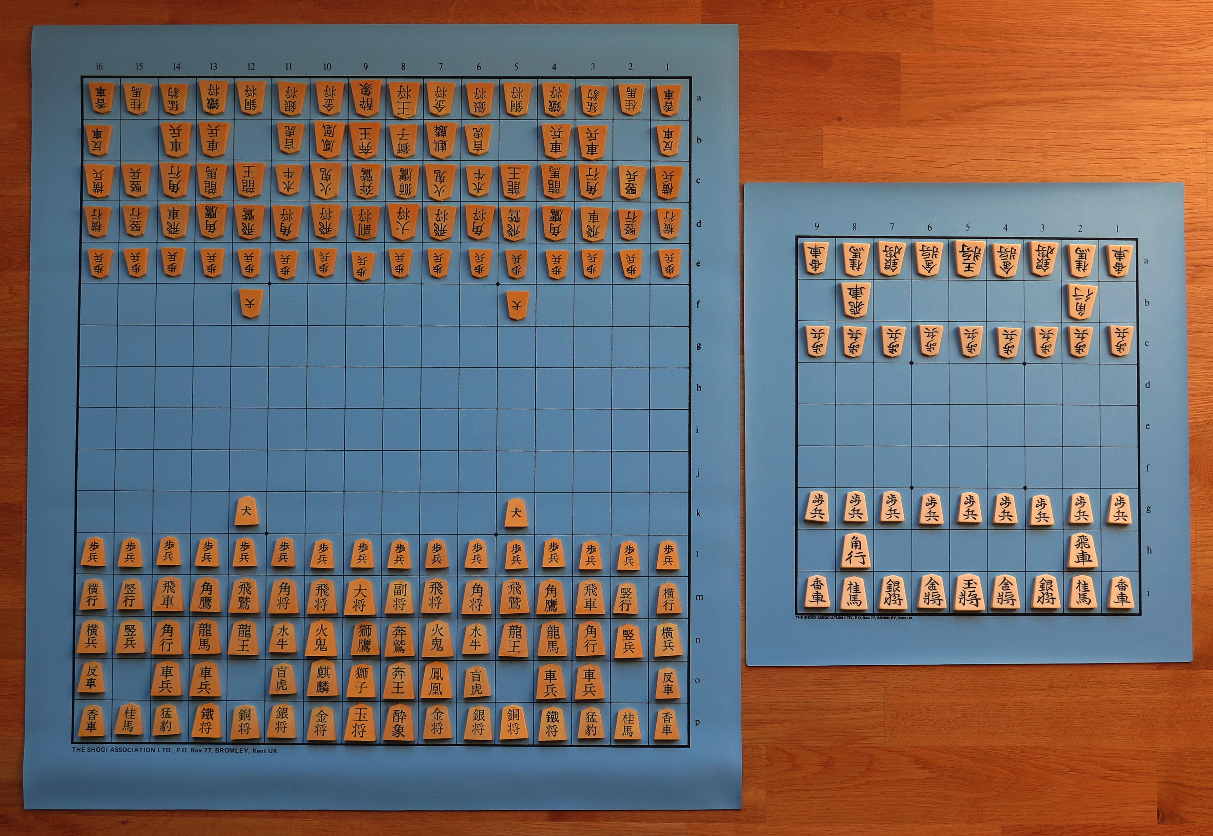 tenjiku vs shogi comparison